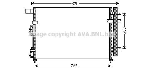 AVA QUALITY COOLING Конденсатор, кондиционер KA5138